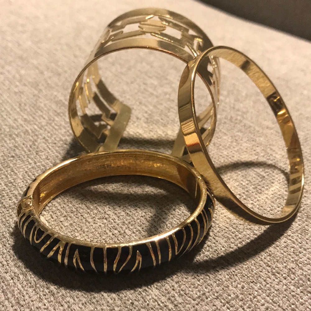 Three Gold Bracelets {BUNDLE DEAL}